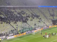 Lechia Gdańsk - Chrobry Głogów 1:0. Kibice do trenera