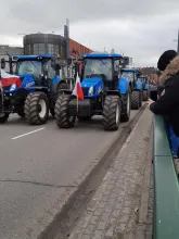 Rolnicy w centrum Gdańska 20.02.2024