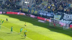 Arka Gdynia - Zagłębie Sosnowiec 1:0. Zwycięski gol. Olaf Kobacki