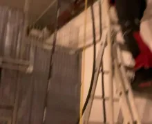 Hydroklinika- usuwanie betonu z zapchanej rury kanalizacyjnej