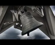 Dzwon po remoncie w kościele Najświętszego Serca Pana Jezusa w Gdyni