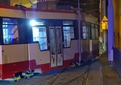 Nowy Port - wykolejenie tramwaju 