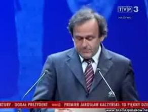 Michel Platini ogłasza werdykt UEFA