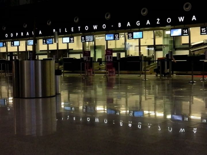 Terminal po ogłoszeniu informacji o końcu działania linii OLT.