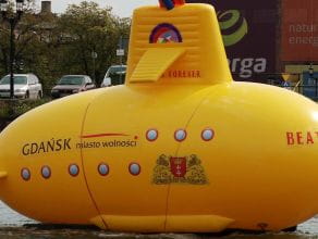 Żółta łódź podwodna wpłynęła do Gdańska