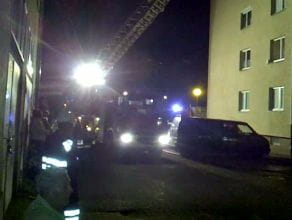 Nocny pożar budynku przy Wojska Polskiego