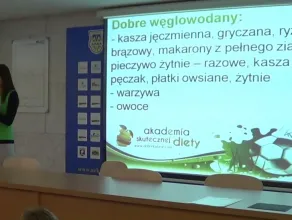  Dobre i złe węglowodany - Wykład dla młodych piłkarzy klubu Arka Gdynia - Dietetyk trójmiasto 