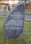 Kamień upamiętniający Hannę Domańską