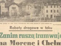 "Zanim ruszą tramwaje na Morenę" - pisano 35 lat temu