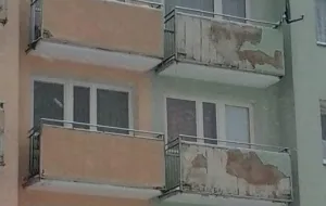 Balkony na Witominie w rozsypce