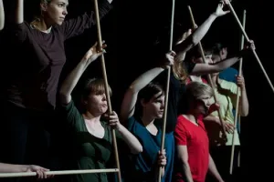 Lucie - studenci z Maybe Theatre Company w akcji