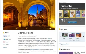 National Geographic poleca urlop w Gdańsku