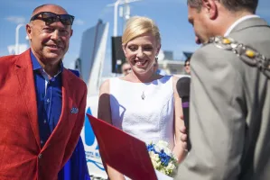 Roman Paszke wziął ślub. Na jachcie