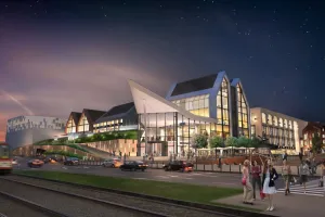 Budowa centrum Forum Radunia: betonowanie od sierpnia