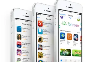 iPhone 5S i landrynkowa tęcza