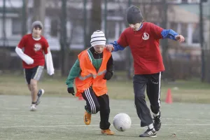 Piłkarski turniej dzikich drużyn na Zaspie