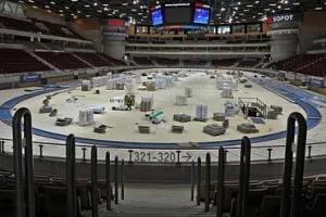 Stadion lekkoatletyczny w Ergo Arenie