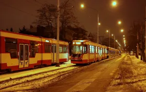 Dlaczego tramwaje nocują poza zajezdnią?