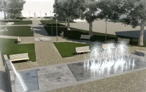 Rusza budowa fontanny na placu Heweliusza