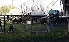 Ciężarówka spadła z Estakady Kwiatkowskiego