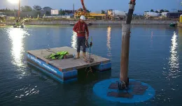 Zakończono podwodne betonowanie wykopu pod Muzeum II Wojny Światowej