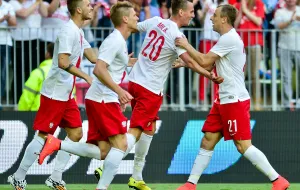 Piłkarze zadowoleni po meczu z Litwą