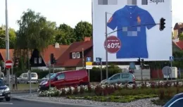 Gigantyczna reklamowa samowola na granicy Gdańska i Sopotu