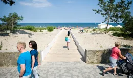 Nowe wejście na plażę w Sopocie