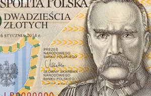 Pierwszy polski banknot z polimeru. 20 zł z Piłsudskim