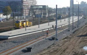 Nowy peron na stacji we Wrzeszczu prawie gotowy
