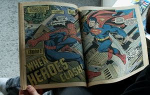 Miłość do superbohaterów i pasja do komiksów