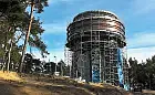 Prawie gotowa wieża ciśnień na Wyspie Sobieszewskiej