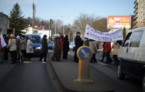 Protestowali na ul. Chwarznieńskiej