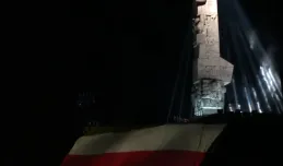 Nocne uroczystości na Westerplatte