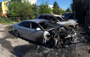 Trzy samochody spłonęły w Gdańsku