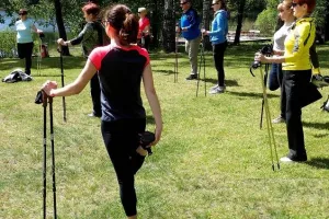 Trening nordic walking w Hotelu Otomin