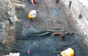 Odkryto fragment XV-wiecznej gdańskiej ulicy