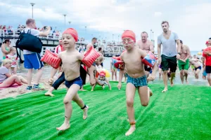Najmłodsi wystartowali w triathlonie