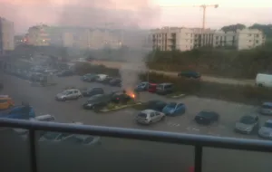 Spłonęło kolejne auto w Gdańsku