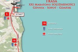 Maratończycy pobiegną w sobotę ulicami Trójmiasta. Jak nie utknąć w korku?