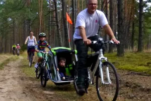 Rodzinnie rowerami przez Serce Kaszub