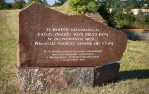 Kamień upamiętni Kresowian przybyłych do Gdańska