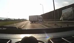 Zawracał ciężarówką na Trasie W-Z