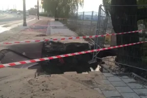 Duże szkody po awarii na budowie ciepłociągu