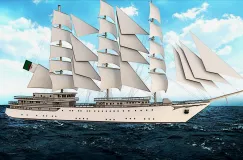 Zwodowano żaglowiec w Remontowa Shipbuilding w Gdańsku