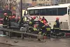 Wypadek autokaru z dziećmi na Trasie Kwiatkowskiego
