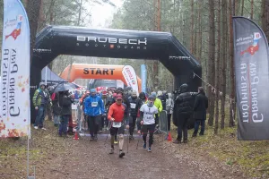 Biegacze przetarli szlaki Wyspy Sobieszewskiej