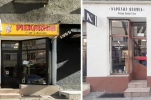 W centrum Gdyni pojawiły się szyldy retro