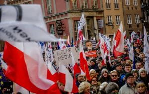 Dwie manifestacje w centrum Gdańska