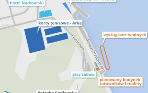 Wyciąg do nart wodnych w Gdyni